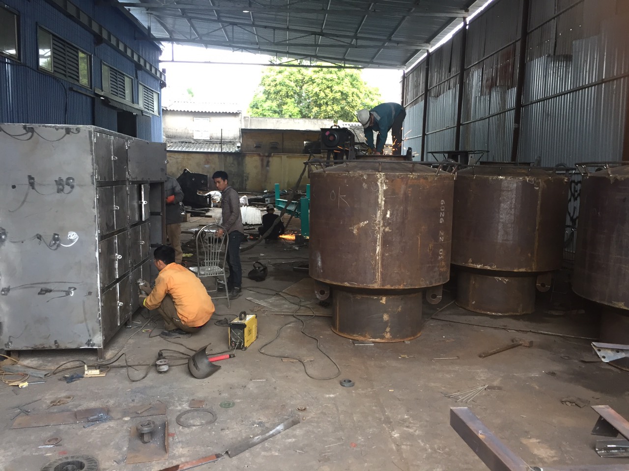 Gia công kết cấu thép